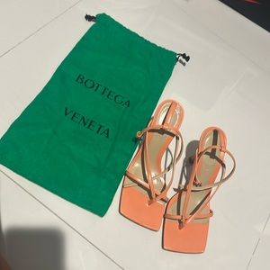 Bottega veneta Stretch Leather Strappy Thong Sandals